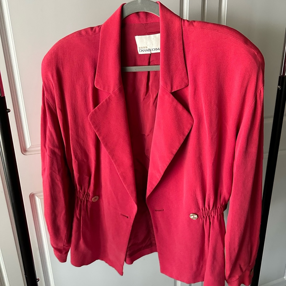 Dana Buchman Pink Blazer
